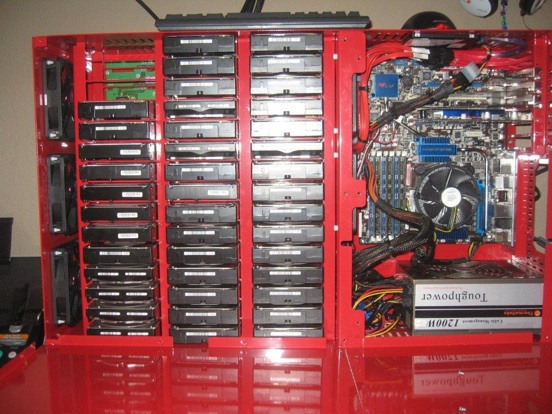 Extreme Media Server from Backblaze Storage Pod