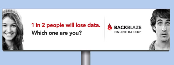 online backup billboard 1-in-2-people