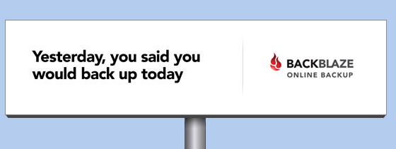 online backup billboard yesterday-said-backup