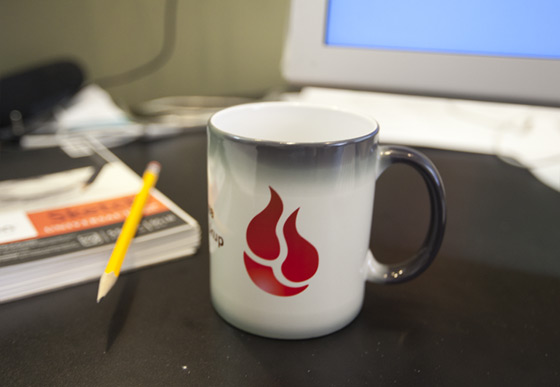 White Backblaze Mug