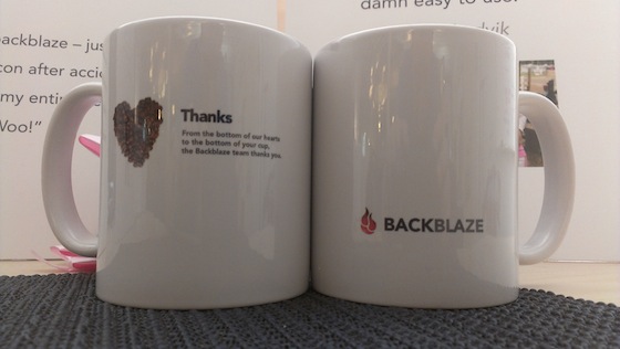 Thank you coffee mugs.