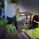 Backblaze staff farming hard drives