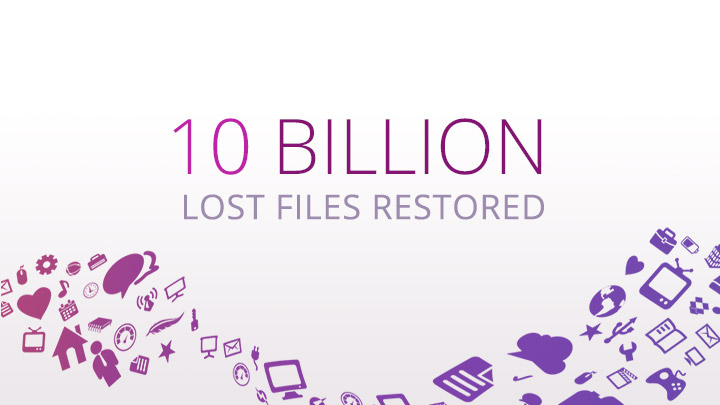 10 billion files recovered