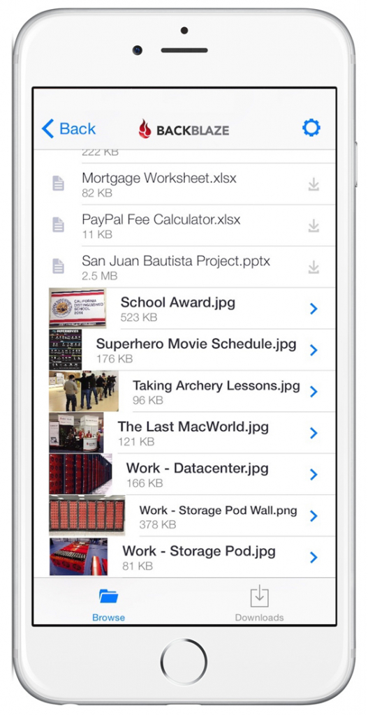 Backblaze Mobile for iOS