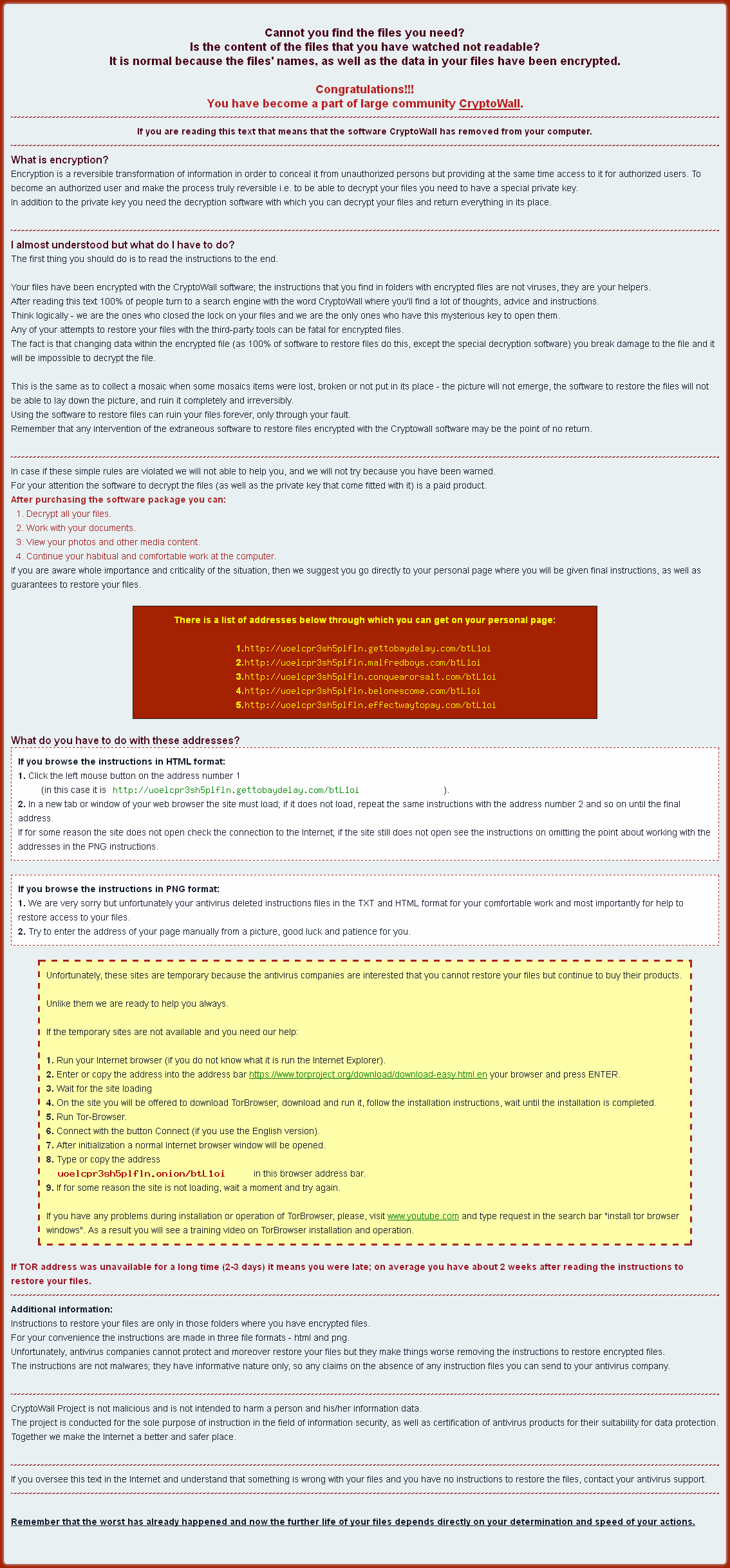 cryptowall ransomware help file