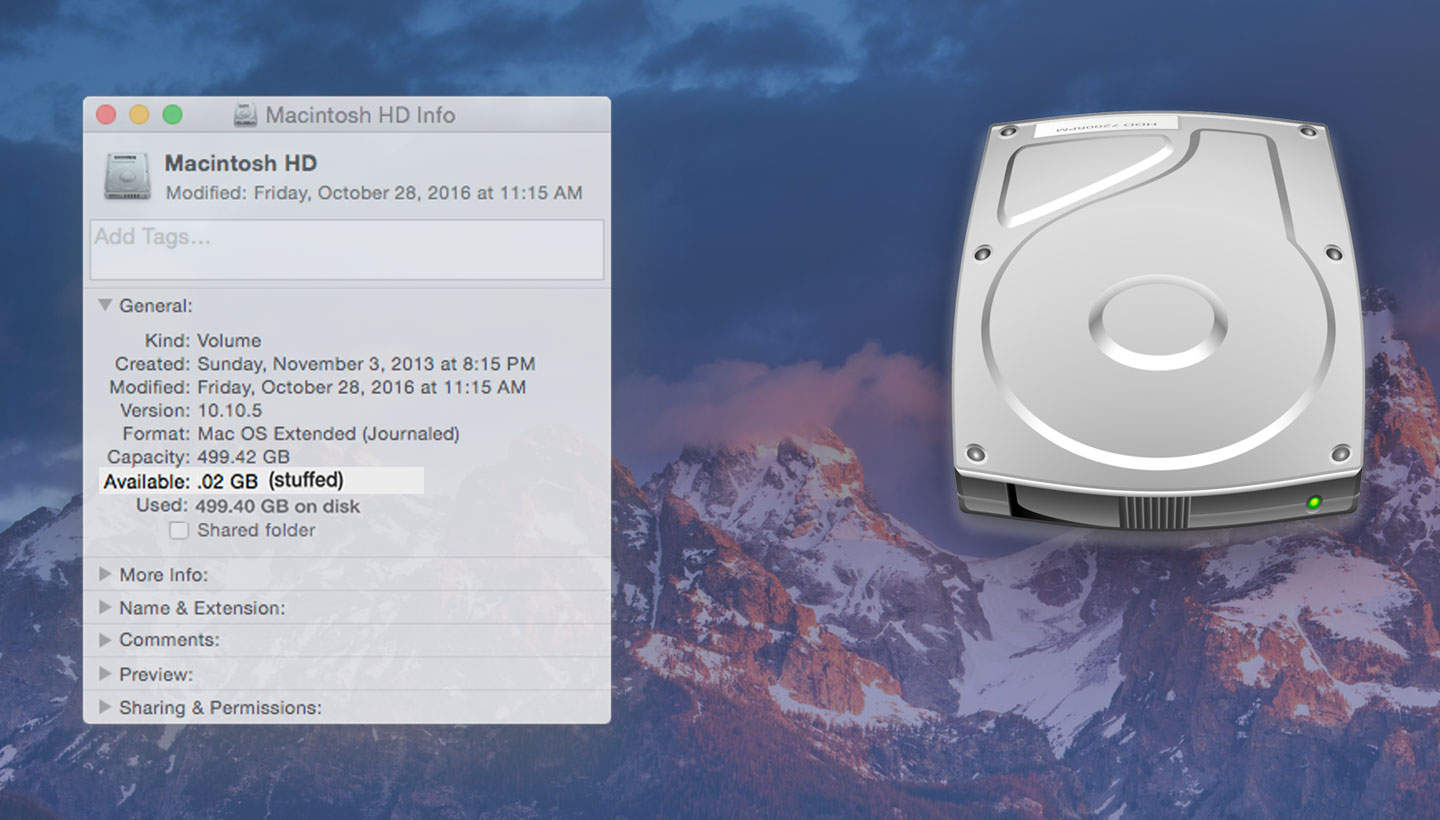 how to free up space on mac hard drive