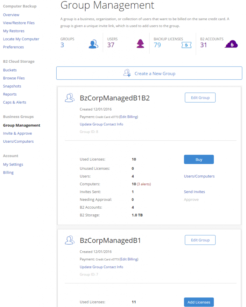 Cloud backup and cloud storage management 