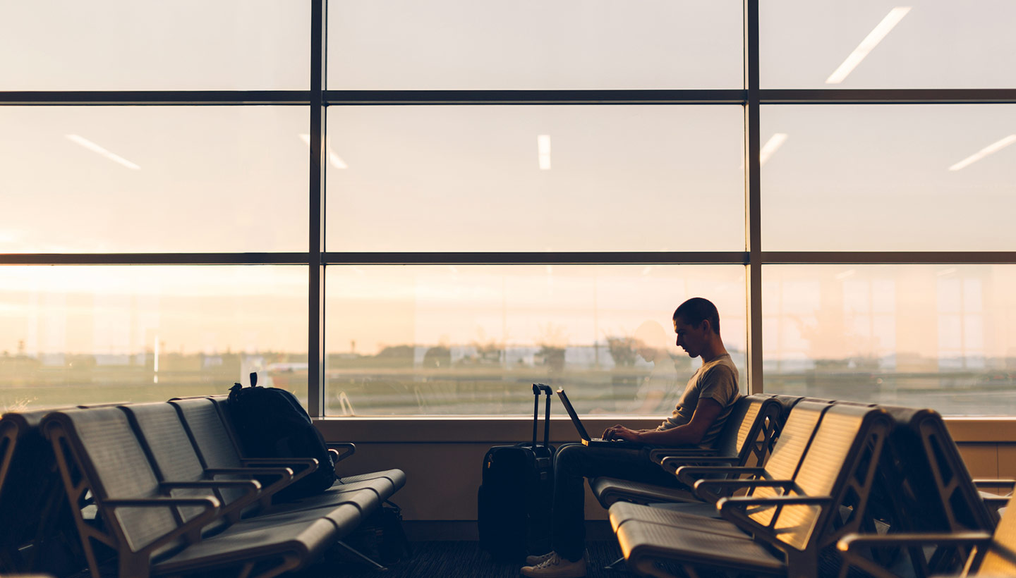 working in an airport