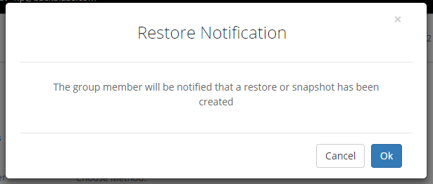 Backblaze for Business Restore Notification