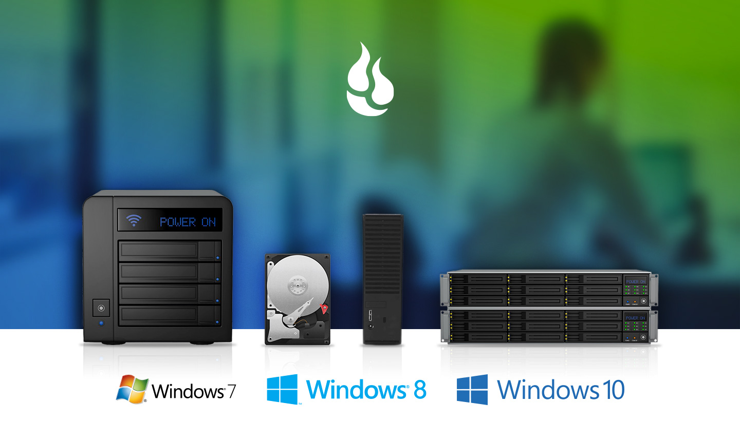 Windows 7, Windows 8, Windows 10 logos