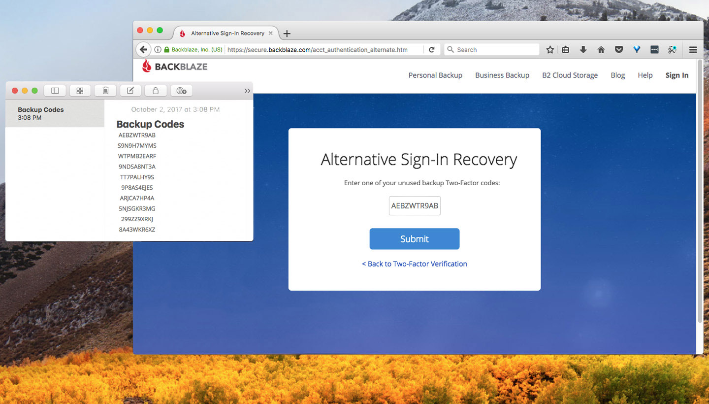 How to Use Two Factor Authentication on Backblaze