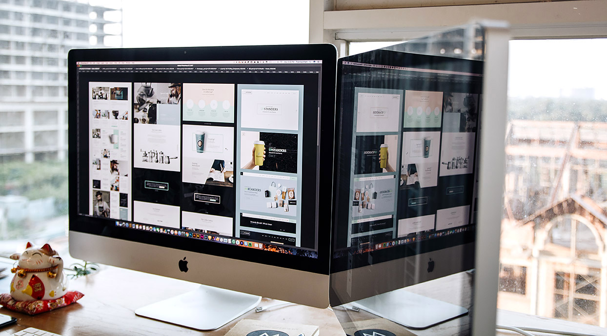 Mac screenshot of digital media management system