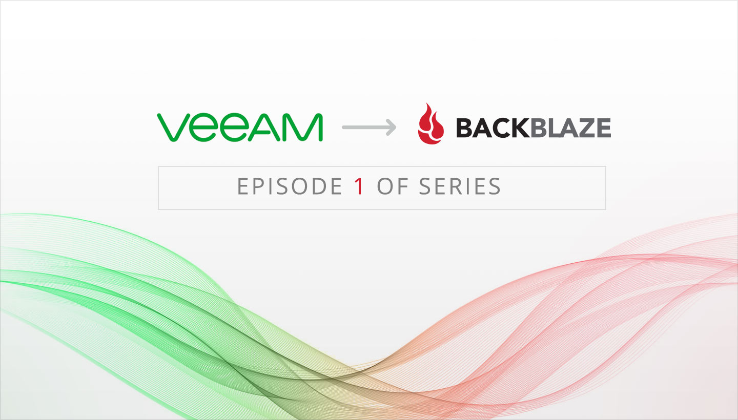 Veeam Cloud Connect to Backblaze B2