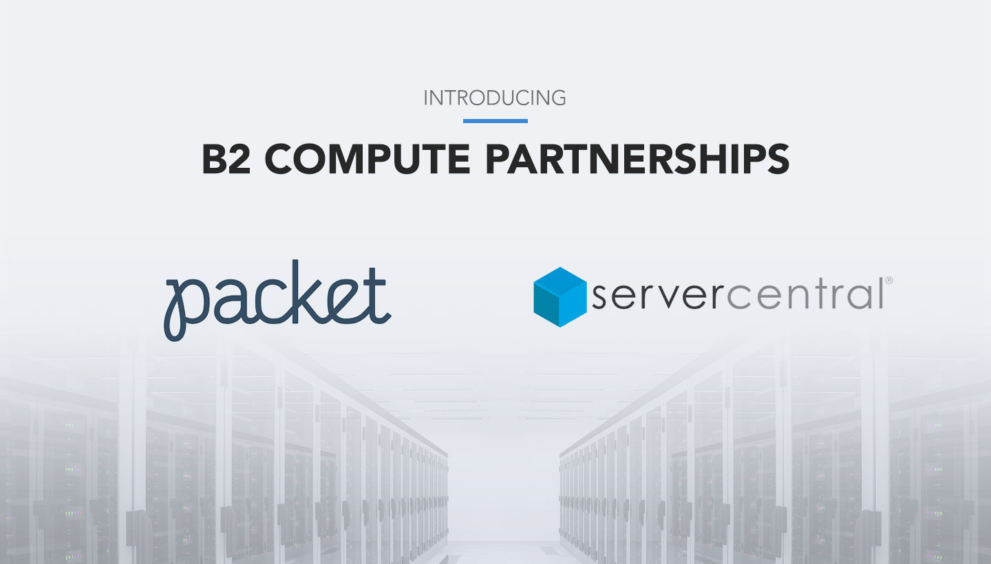 Backblaze Announces B2 Compute Partnerships