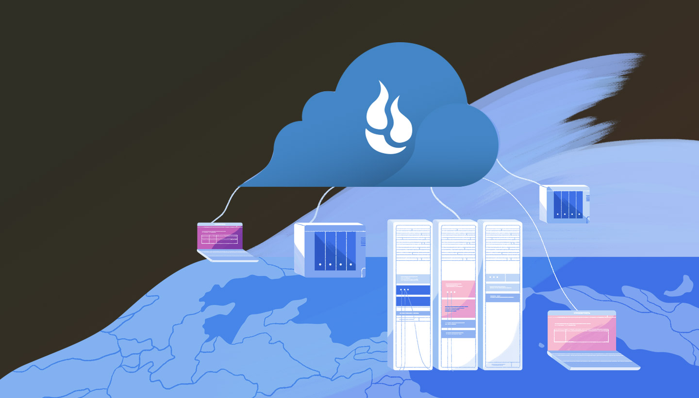 Advanced Cloud Backup Solutions Diagram