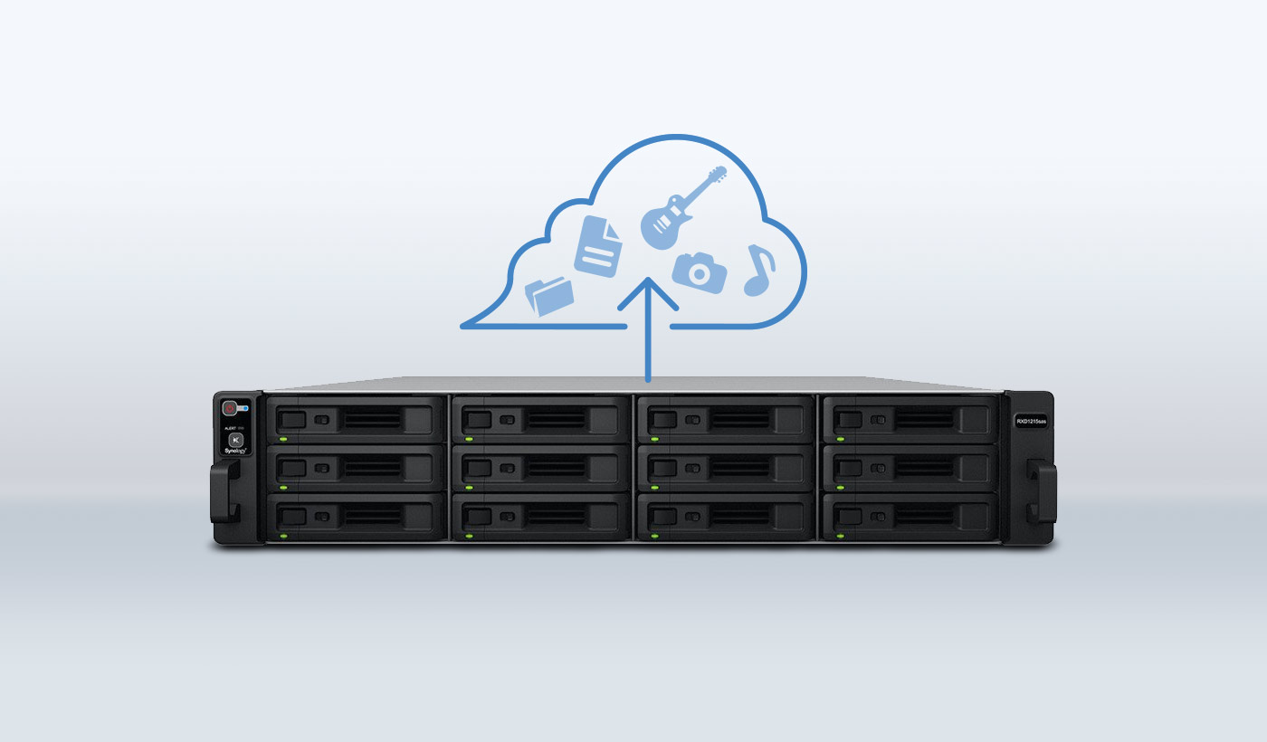 Synology NAS boxes backed up to the cloud