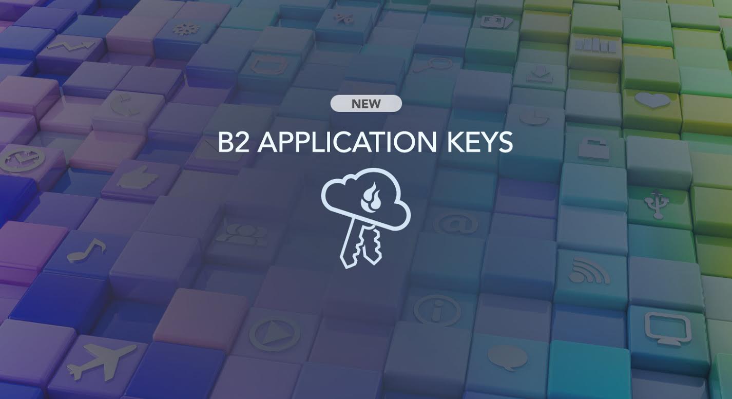 B2 Application Keys