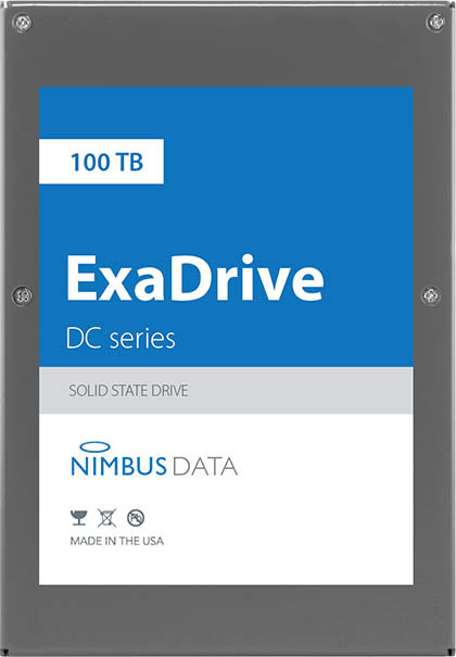 Nimbus ExaDrive 100TB SSD