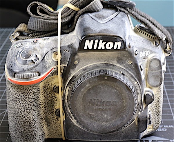 Burning Man damage to Nikon camera