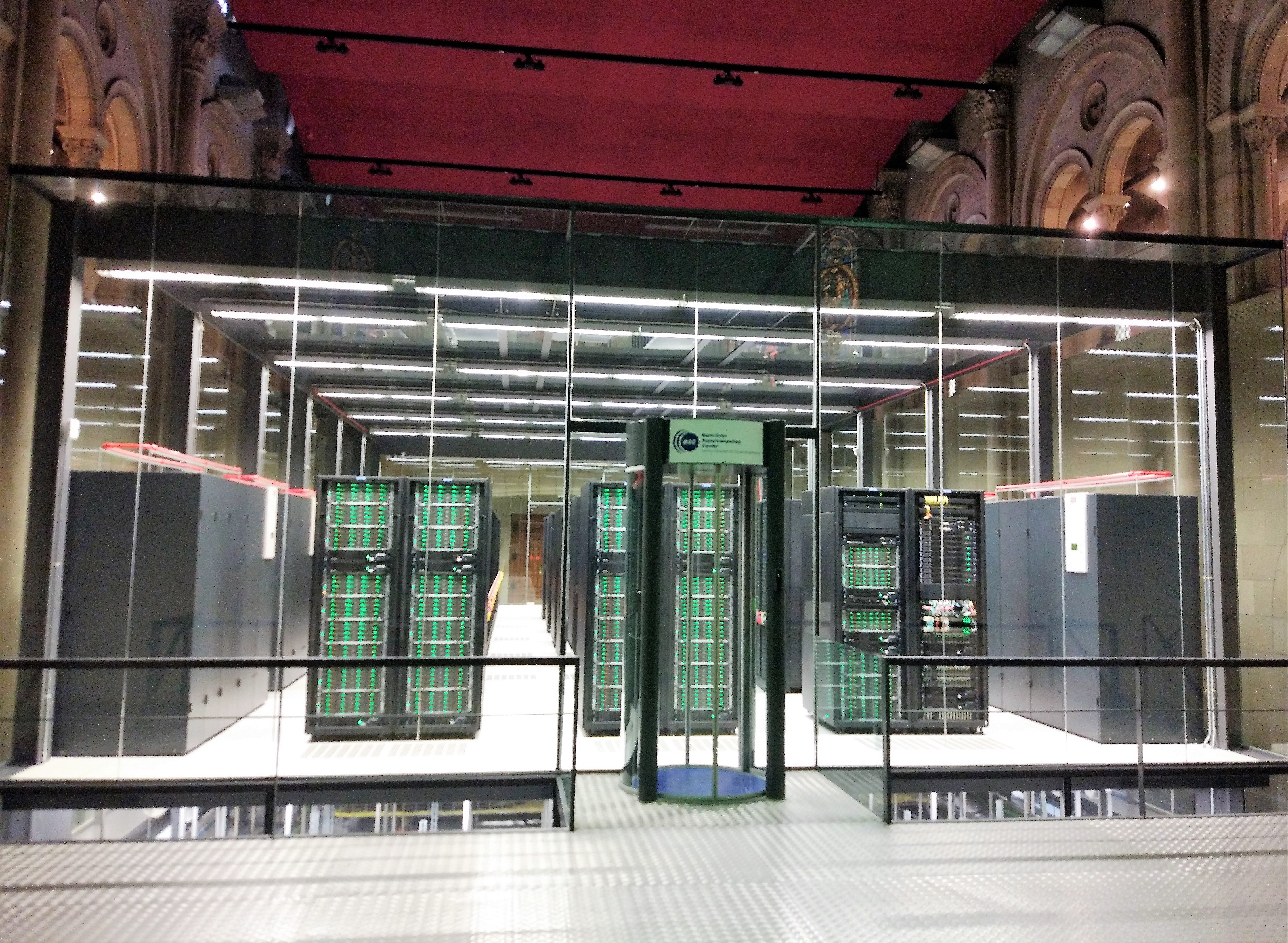 The Barcelona Supercomputing Center, home of the MareNostrum supercomputer