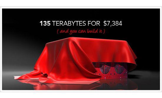 135 Terabytes for $7384