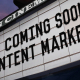 Content marketing marquee