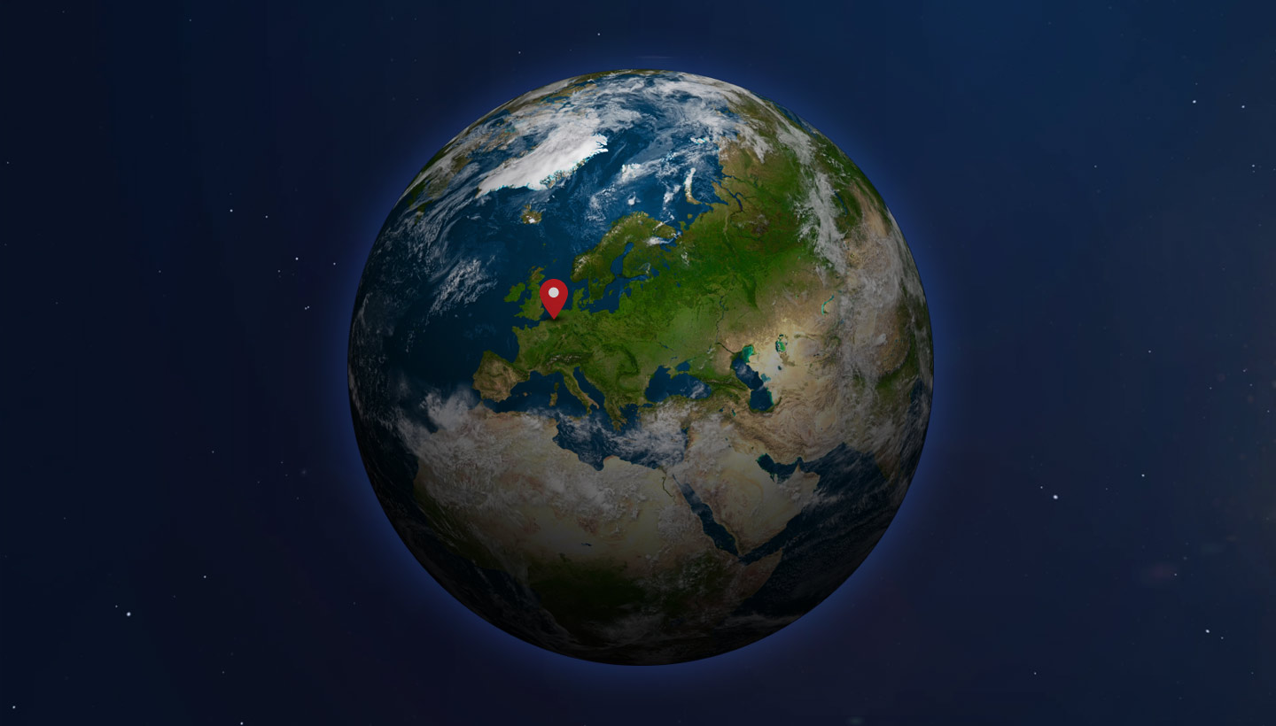 Globe with Europe