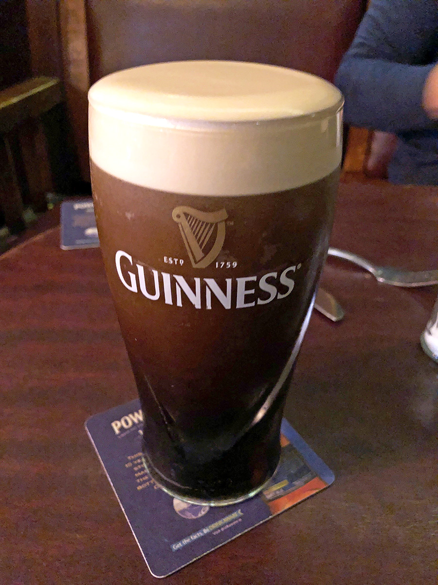 Guinness glass