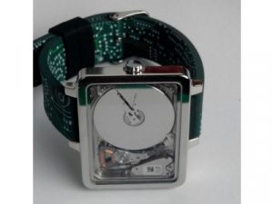 A watch that looks like a hard drive