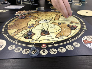 A Dune board game in progress