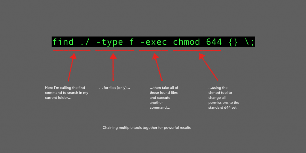 Chaining Two Commands Together