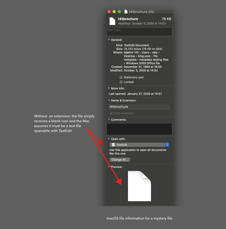 MacOS file information for a mystery file