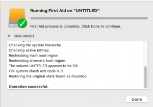 drivedx says failure disk utility says okay