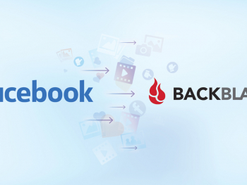 Facebook pointing at Backblaze Cloud