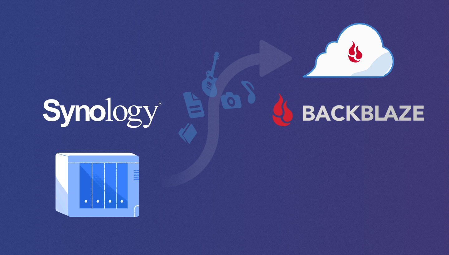 How to backup synology nas