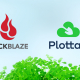 Backblaze and Plottair logos