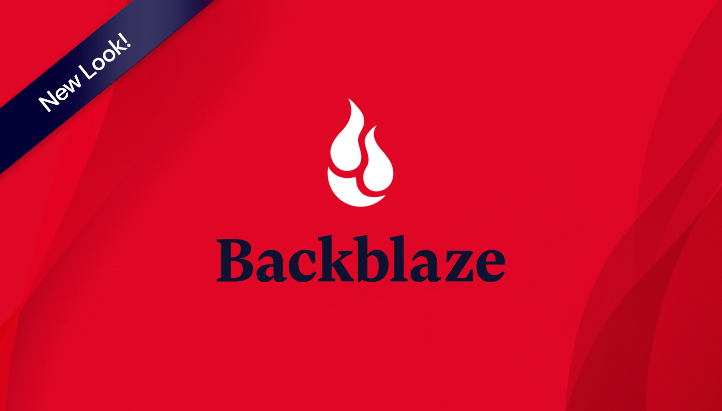 The new Backblaze Look and Feel