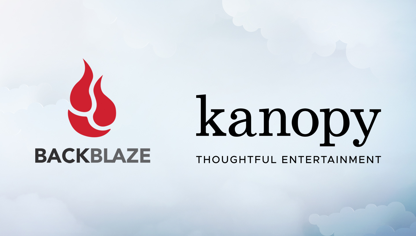 Backblaze and Kanopy - Thoughtful Entertainment