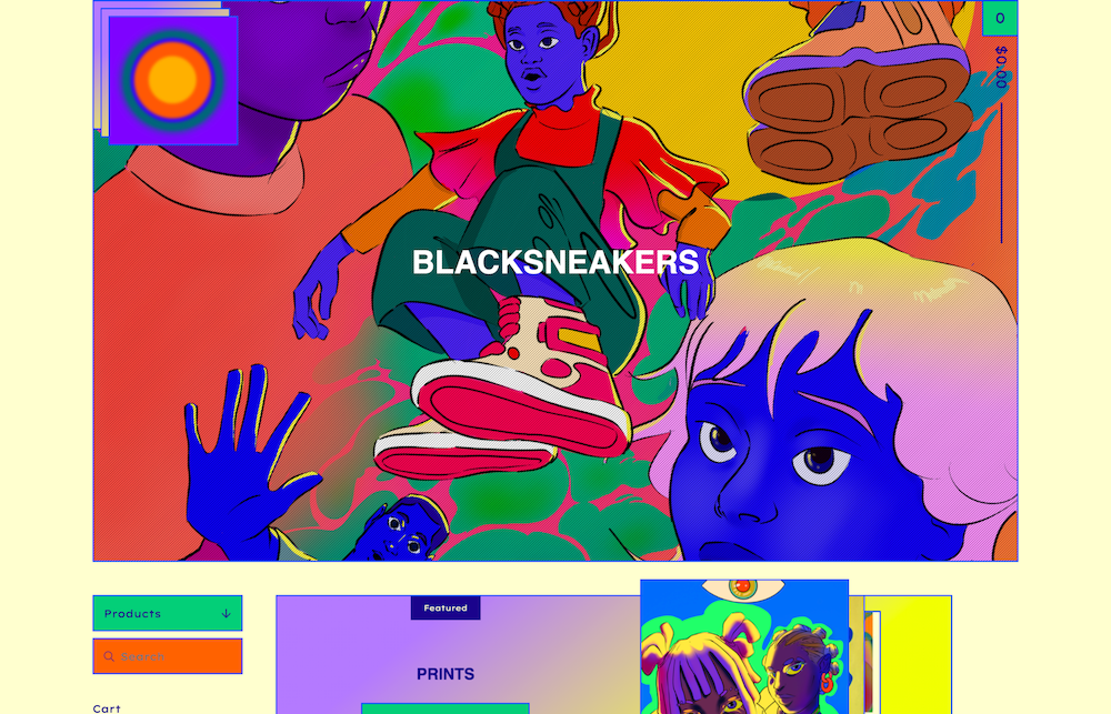 BLACKSNEAKERS illustration