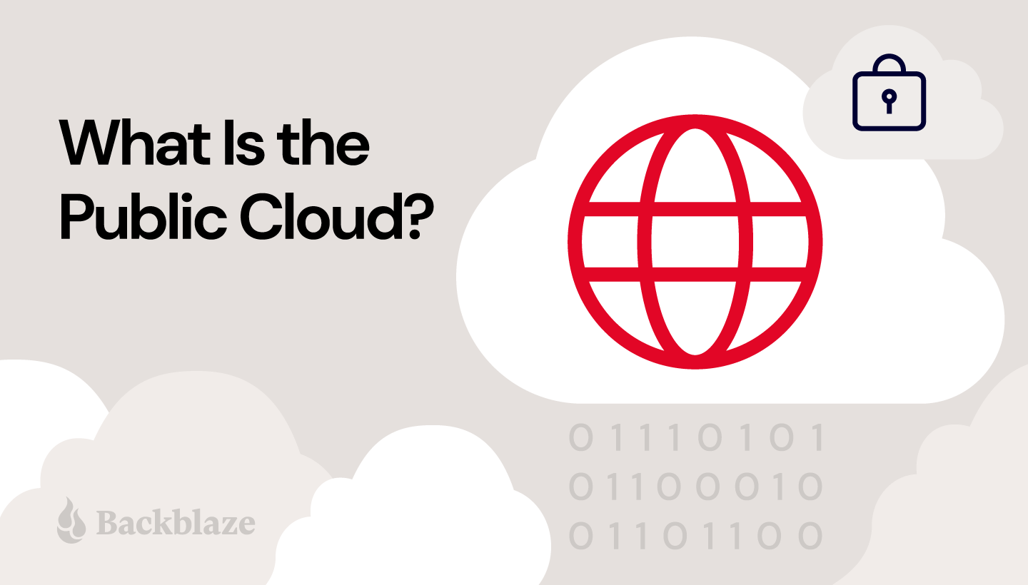illustration of the public cloud