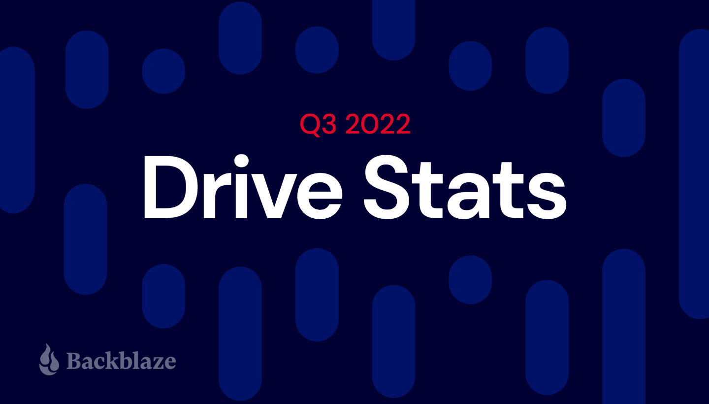 Backblaze Drive Stats for Q3 2022 thumbnail