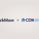 A decorative image that features the Backblaze logo and the CDN Alliance logo.