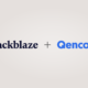A decorative image that reads Backblaze plus Qencode with accompanying logos.