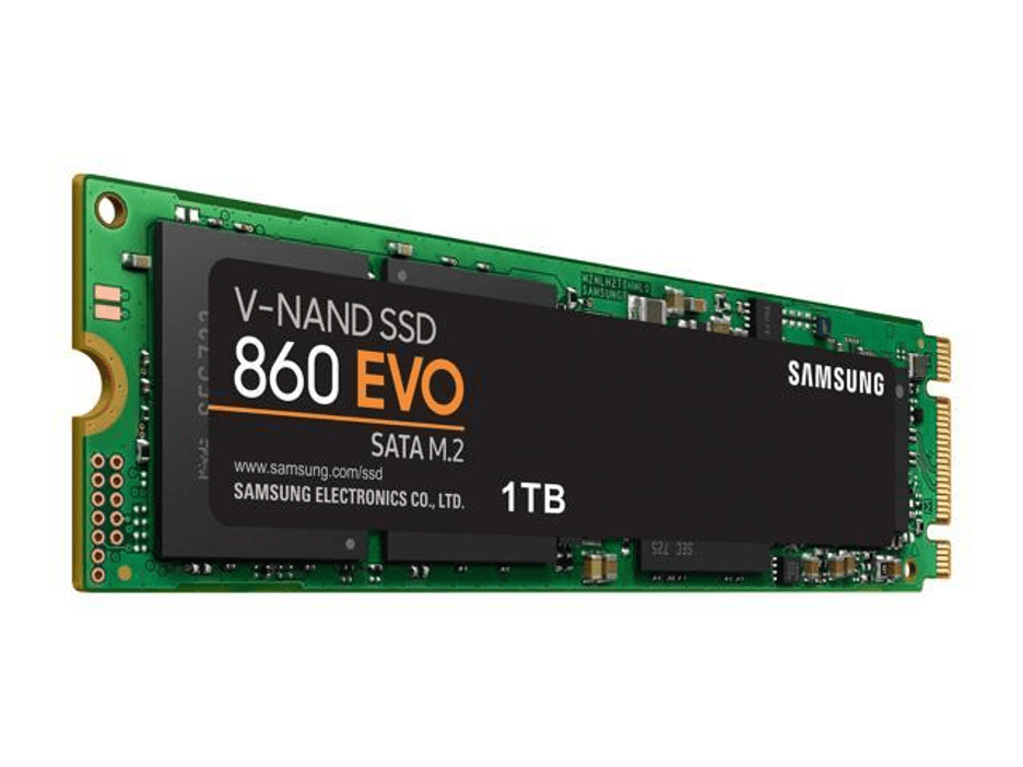 A Samsung SATA M.2 SSD. 