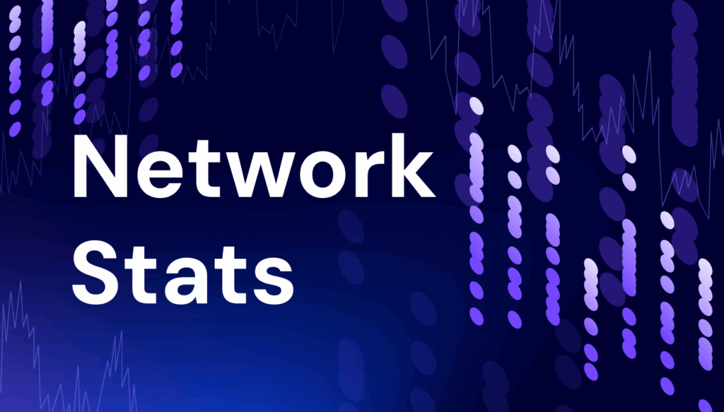 A textured background with the words Network Stats overlaid.