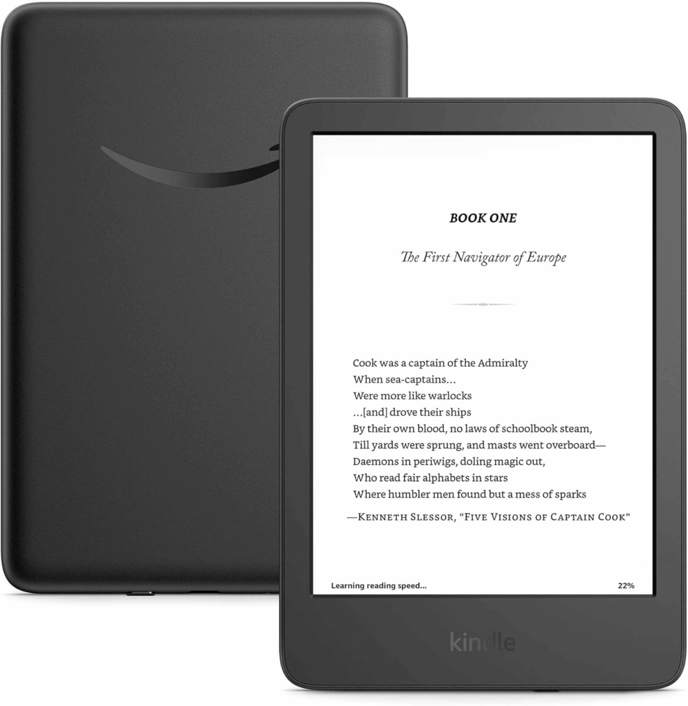 An image of a Kindle