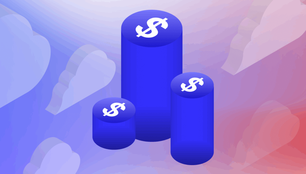A decorative image showing different columns with a dollar sign indicator.