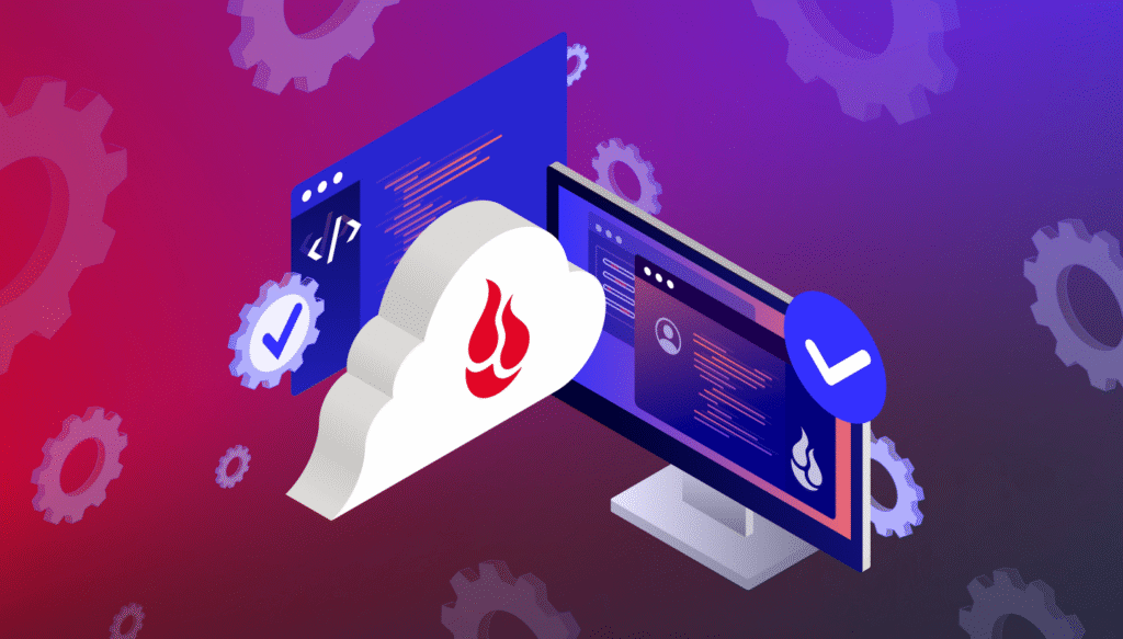 A decorative image showing a cloud, a computer, and other digital elements. 