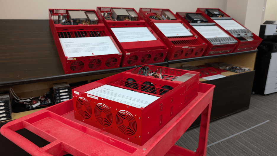 The Backblaze Storage Pod getting transported to the Computer History Museum.