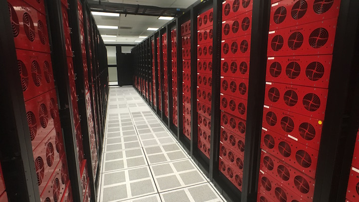 Data center cold aisle